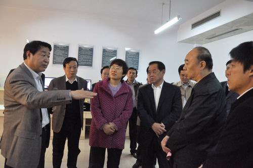 山東省副省長王隨蓮、衛(wèi)生廳廳長劉奇來我院調(diào)研                                                 視察我院國家級婦科內(nèi)鏡與微創(chuàng)培訓(xùn)基地