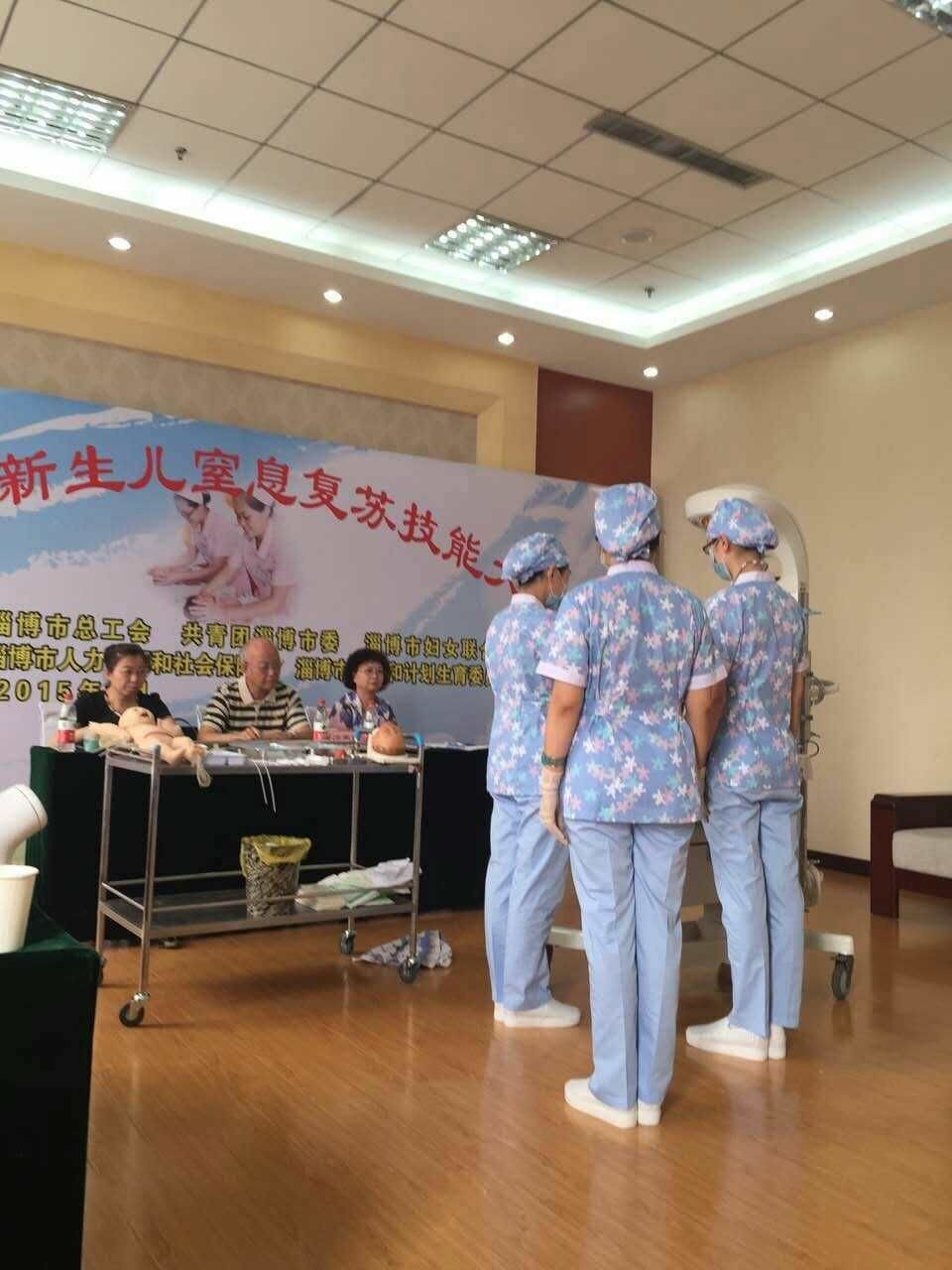 齊都醫(yī)院代表隊(duì)獲淄博市新生兒窒息復(fù)蘇比賽第二名